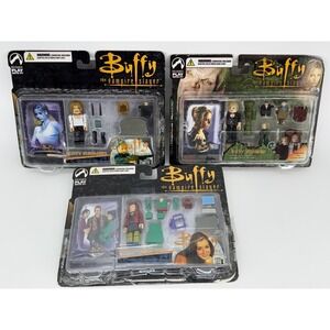 Buffy Vampire Slayer PALz Figure Lot Willow Rosenberg Buffy Summers NIB Set
